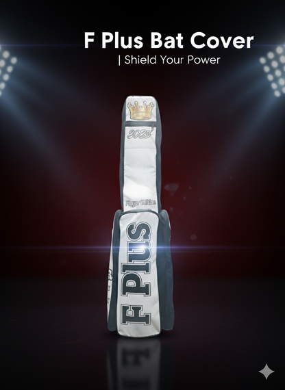 F Plus Triple Bat Cover 🏏 | Premium 3-Bat Protection Case